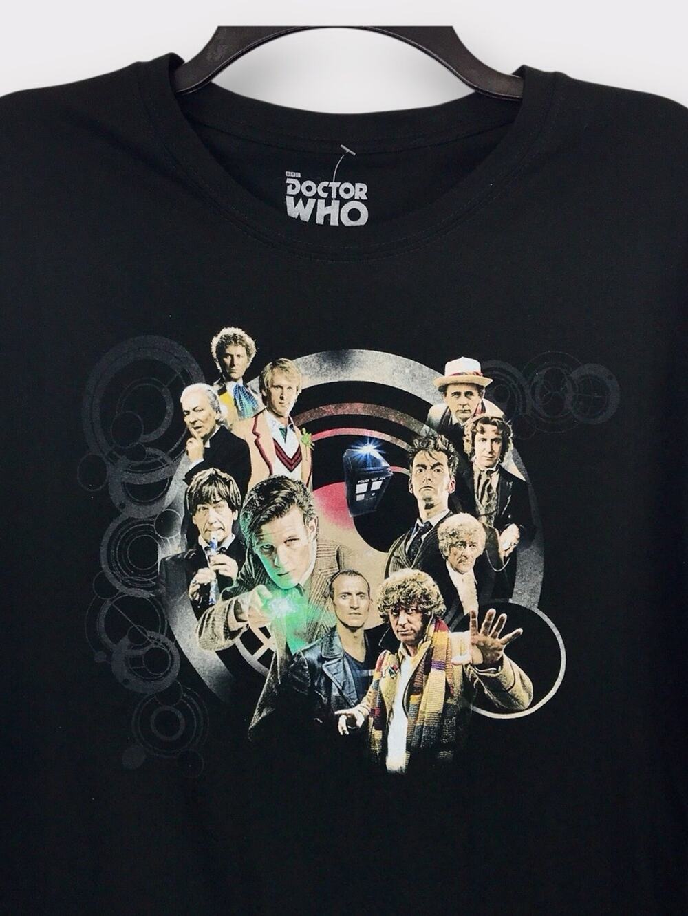 NWT Doctor Who 2012 Logo Tee 100% Cotton Ripple Junction Hop Topic